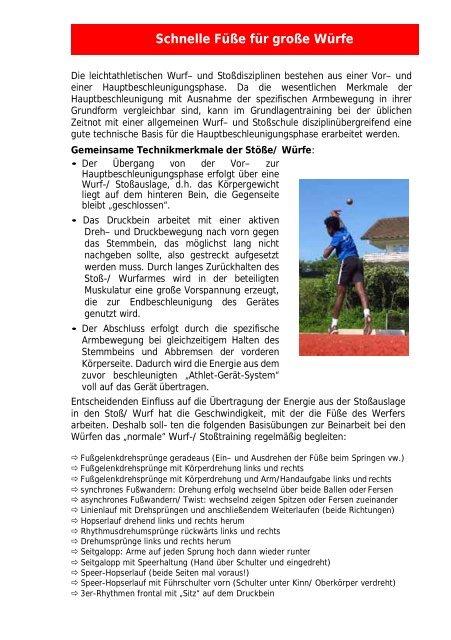 Trainingstagebuch Leichtathletik Baden-Württemberg 2020