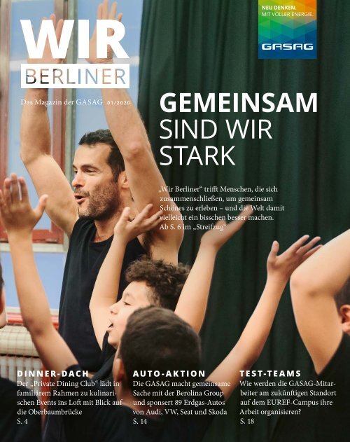 WIR BERLINER – Kundenzeitschrift der GASAG