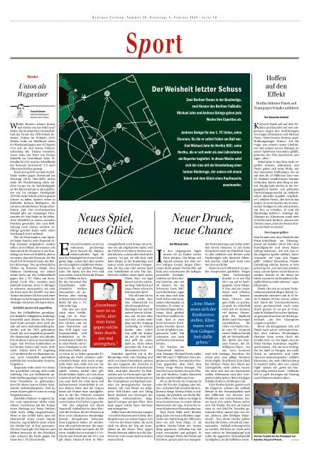 Berliner Zeitung 04.02.2020