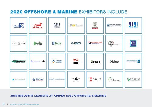 ADIPEC 2020 Offshore and Marine Brochure