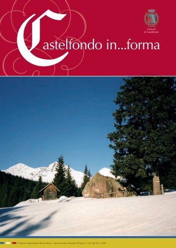 situazione anagrafica del 2005 - Comune di Castelfondo