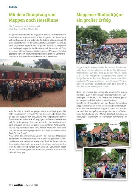 Emsblick Meppen - Heft 32 (Juni/Juli 2019)