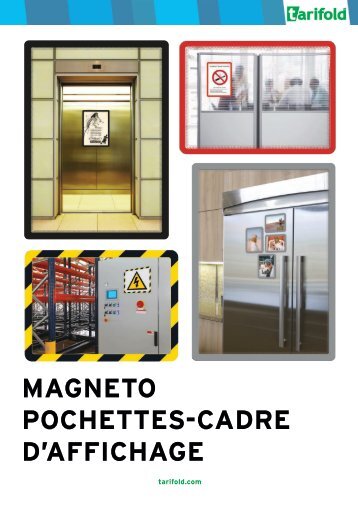 Magneto Pochettes-Cadre D’affichage