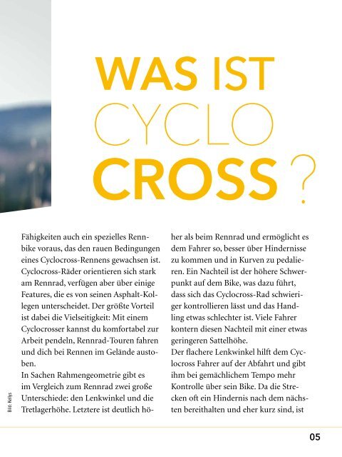 Kaufberatung Cyclocross & Gravelbike