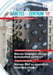 Diabetes im Zentrum – Report 2019