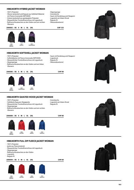 Hummel Katalog 2020 CHF