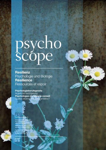 Resilienz Psychologie und Biologie Résilience Ressources et ... - FSP