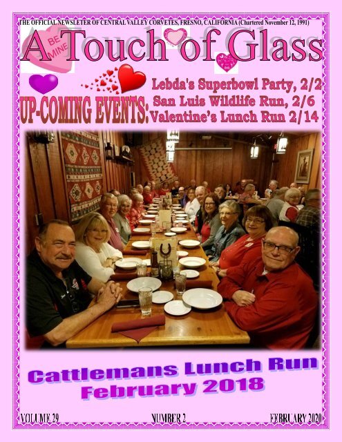 Central Valley Corvettes of Fresno - February 2020