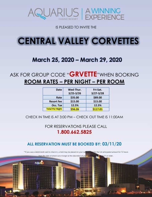 Central Valley Corvettes of Fresno - February 2020