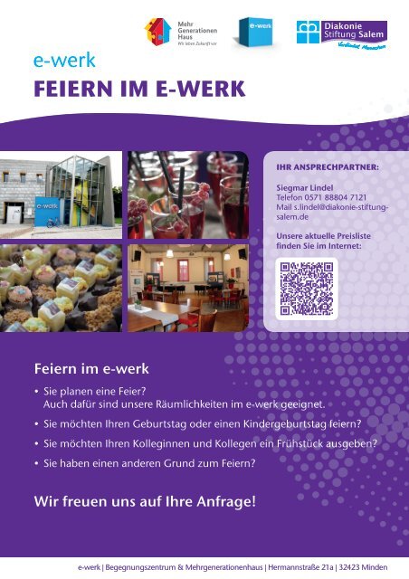 Feiern im e-werk