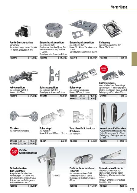 Katalog Bucher + Walt 2020 (DE)