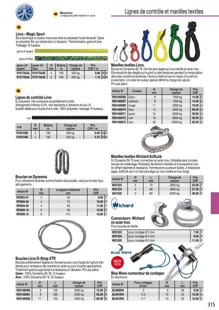 Catalogue Bucher + Walt 2020 (FR)