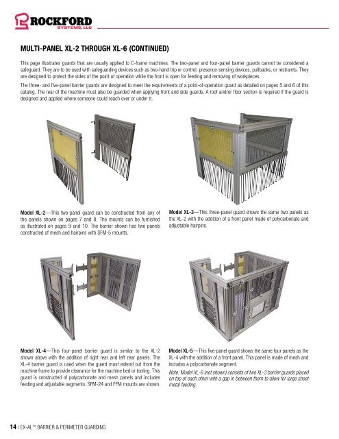 Rockford Systems EX-AL (Extruded Aluminum) Barrier & Perimeter Guarding Catalog