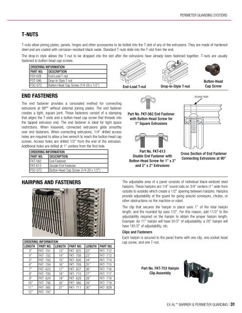 Rockford Systems EX-AL (Extruded Aluminum) Barrier & Perimeter Guarding Catalog