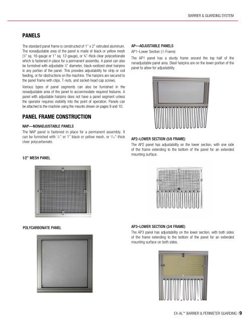 Rockford Systems EX-AL (Extruded Aluminum) Barrier & Perimeter Guarding Catalog