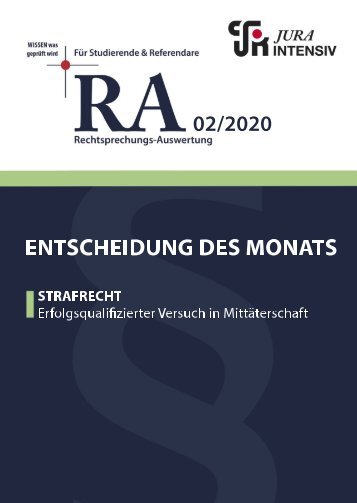 RA 02/2020 - Entscheidung des Monats