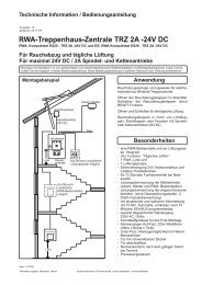 RWA-Treppenhaus-Zentrale TRZ 2A -24V DC - STG-Beikirch