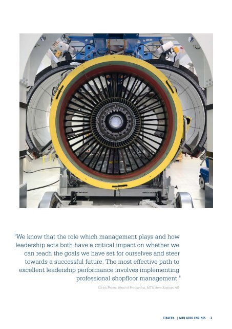 Reaching new Altitudes: MTU Aero Engines a Success Story by Staufen AG