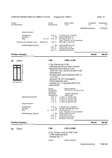 Netto-Angebot - bei HM-Fenster und Türen