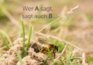 Wer A sagt, sagt auch B: Artenvielfalt ist auch Bodenvielfalt und Bäuerliche Vielfalt