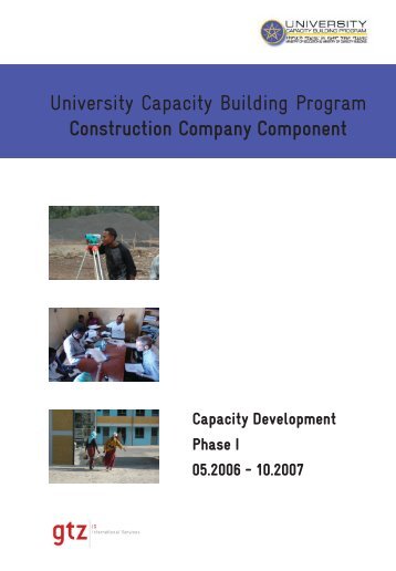 Construction Company Component - University Capacity Building ...