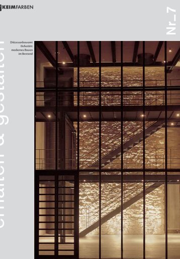 KEIM E+H Nr. 7: Diözesanbauamt Eichstätt: modernes Bauen im Bestand