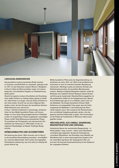 KEIM E+H Nr. 9: Le Corbusiers Doppelhaus in Stuttgart: Eine Ikone der Moderne lebt auf