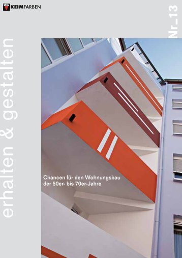 KEIM E+H Nr. 13: Chancen für den Wohnungsbau der 50er- bis 70er-Jahre