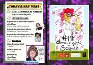 PROGRAMA mujer en la ciencia IES Gregorio Marañón