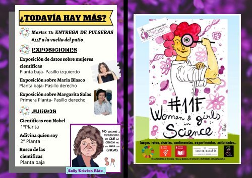 PROGRAMA mujer en la ciencia IES Gregorio Marañón