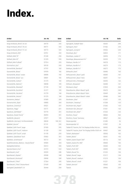 Elasto Werbeartikel Katalog 2020