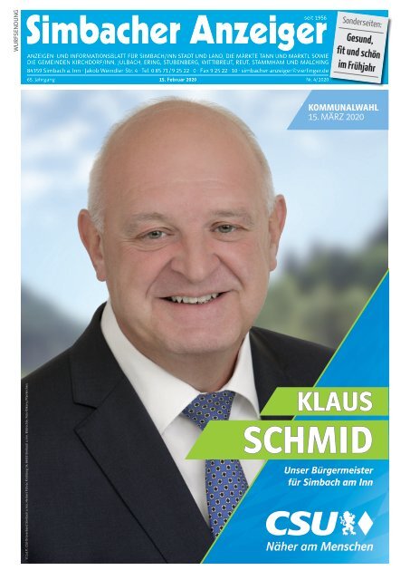 15.02.2020 Simbacher Anzeiger