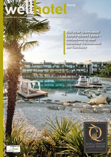 wellhotel Sonderheft Quellenhof Luxury Resort Lazise
