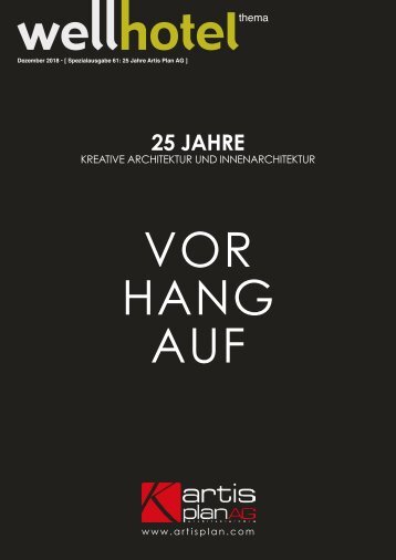 wellhotel Sonderheft 25 Jahre Artis Plan