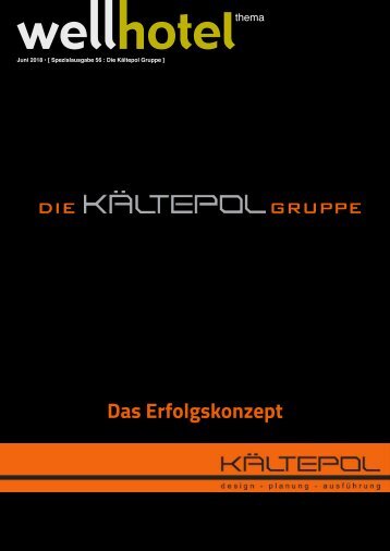 wellhotel Sonderheft Die Kältepol Gruppe