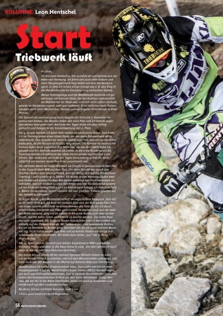 Motocross Enduro Ausgabe 03/2020