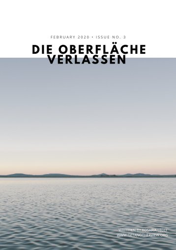 Die Oberfläche verlassen