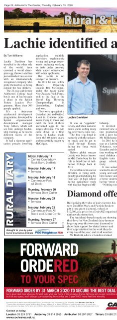 Ashburton Courier: February 13, 2020