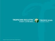 Tropicana Bulletin Issue 5, 2020