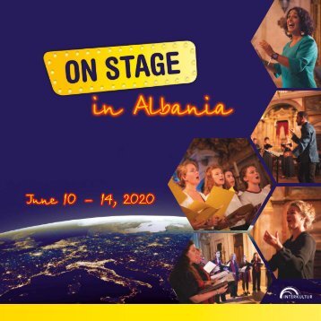 ON STAGE Albania 2020 - Brochure