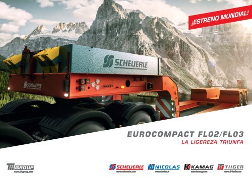 Semirremolque Scheuerle de cama baja EuroCompact FL