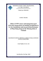 Effect of NPN source and mangosteen peel ... - MeKarn Project