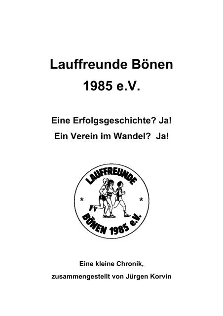 Lauffreunde Bönen 1985 e. V.