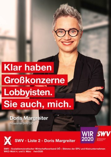 Kandidatenfolder WK-Wahl 2020 OÖ
