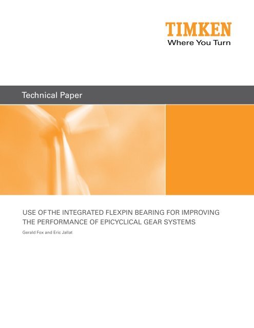 Technical Paper - Timken