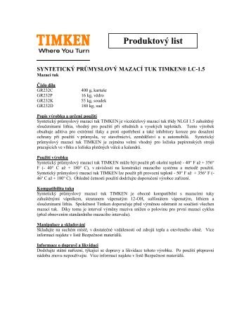 Lubricating Grease - Timken