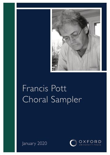 Francis Pott sampler booklet