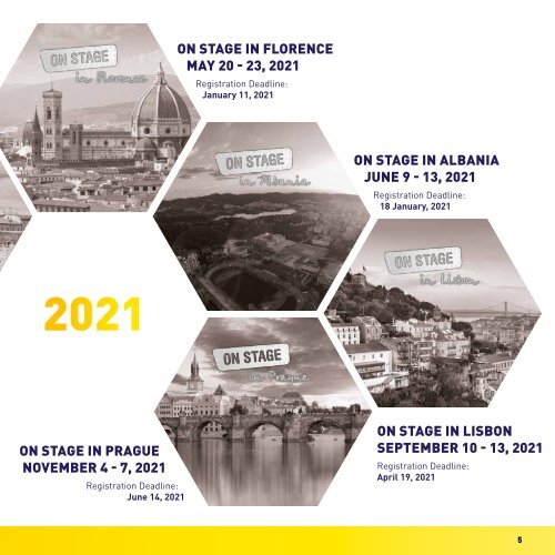 ON STAGE Israel 2021 - Brochure 