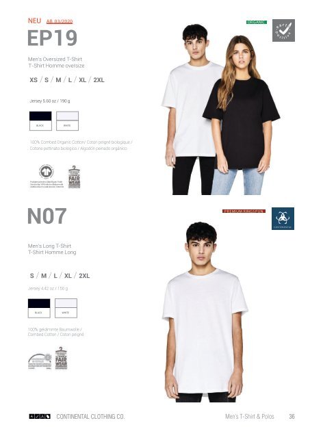 Continental-Clothing-KATALOG-2020