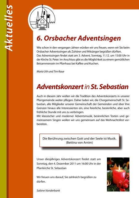 St. Sebastian - Oratoriumsgemeinden Philipp Neri Aachen
